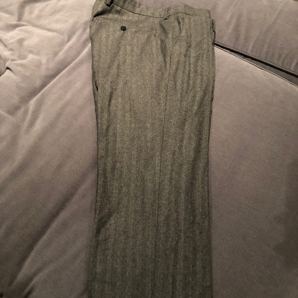 Vince Suit Pants Herringbone Grey